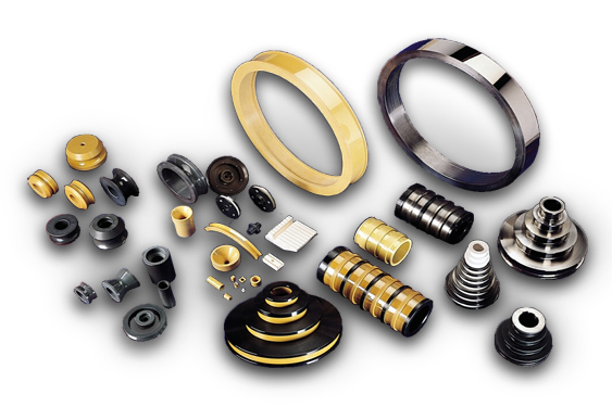 Wire Machinery Spare Parts : Ceramics + Slip Rings